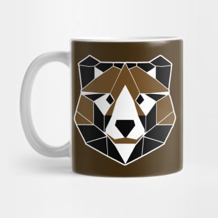 Geometric Brown Bear (MD23Ani002d) Mug